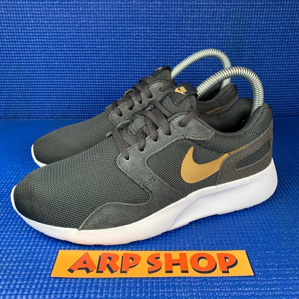 🔴 NIKE KAISHI Women`s Size 6.5 Grey Gold Athletic Running Shoes 654845-071